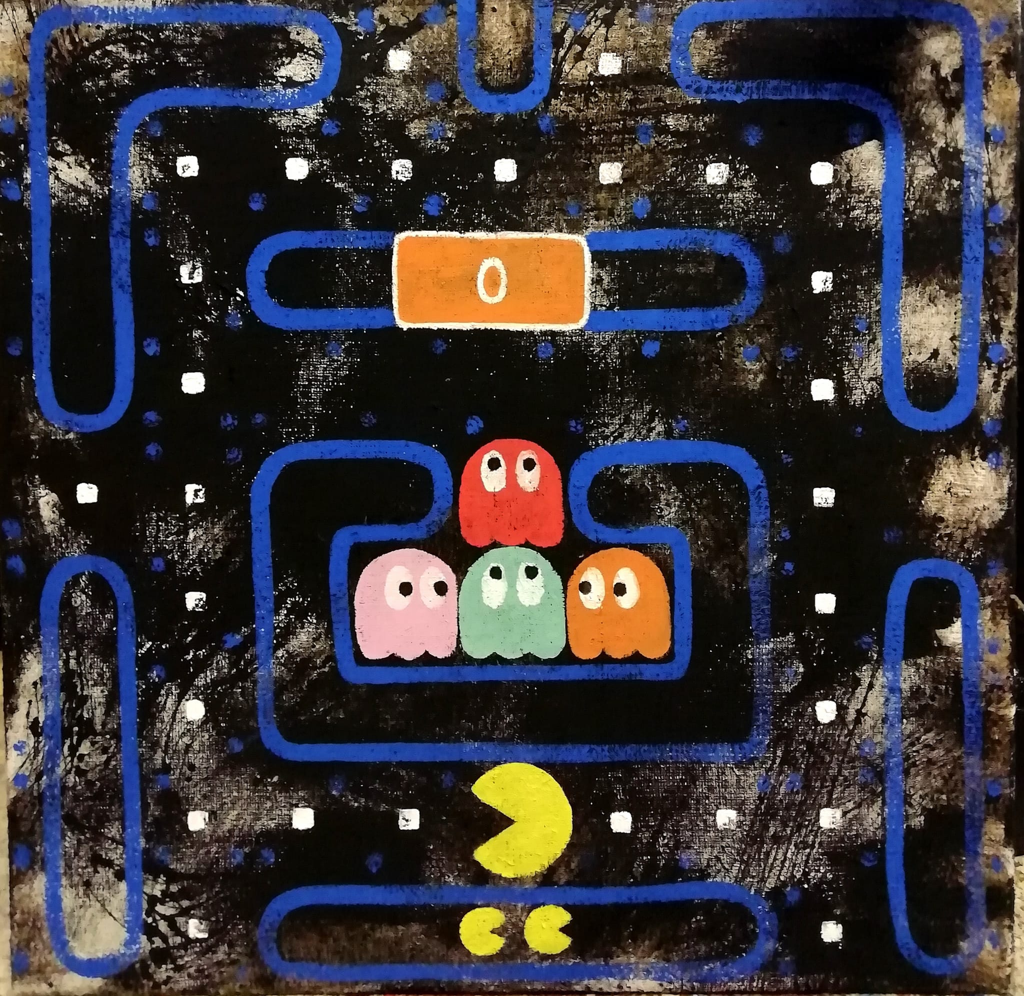 Pac Man cm80x80 - BRAMAPURA Fotografia Arte Design